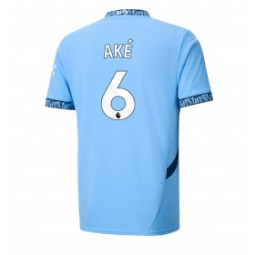 Pánské fotbalový oblečení Manchester City Nathan Ake #6 Domácí košile 2024-25 Krátkým Rukávem